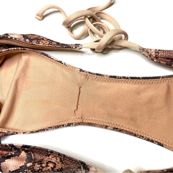Cali Dreaming Bikini Bottoms Snake Print Size Small - Picture 7 of 7